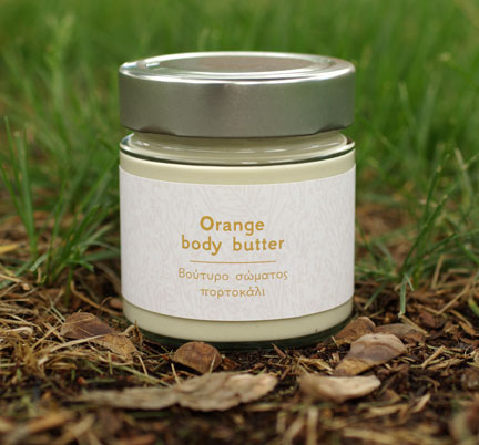Orange body butter
